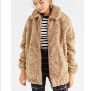 Urban Outfitters Oversized Faux Sherpa Jacket